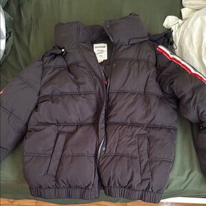 Garage Black Puffer Jacket